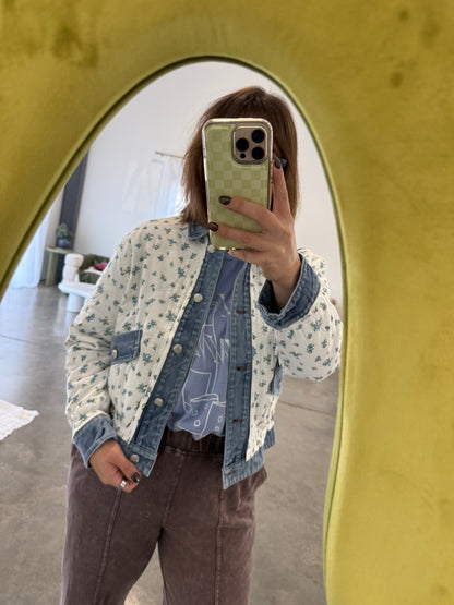 QUILTED DENIM JACKET