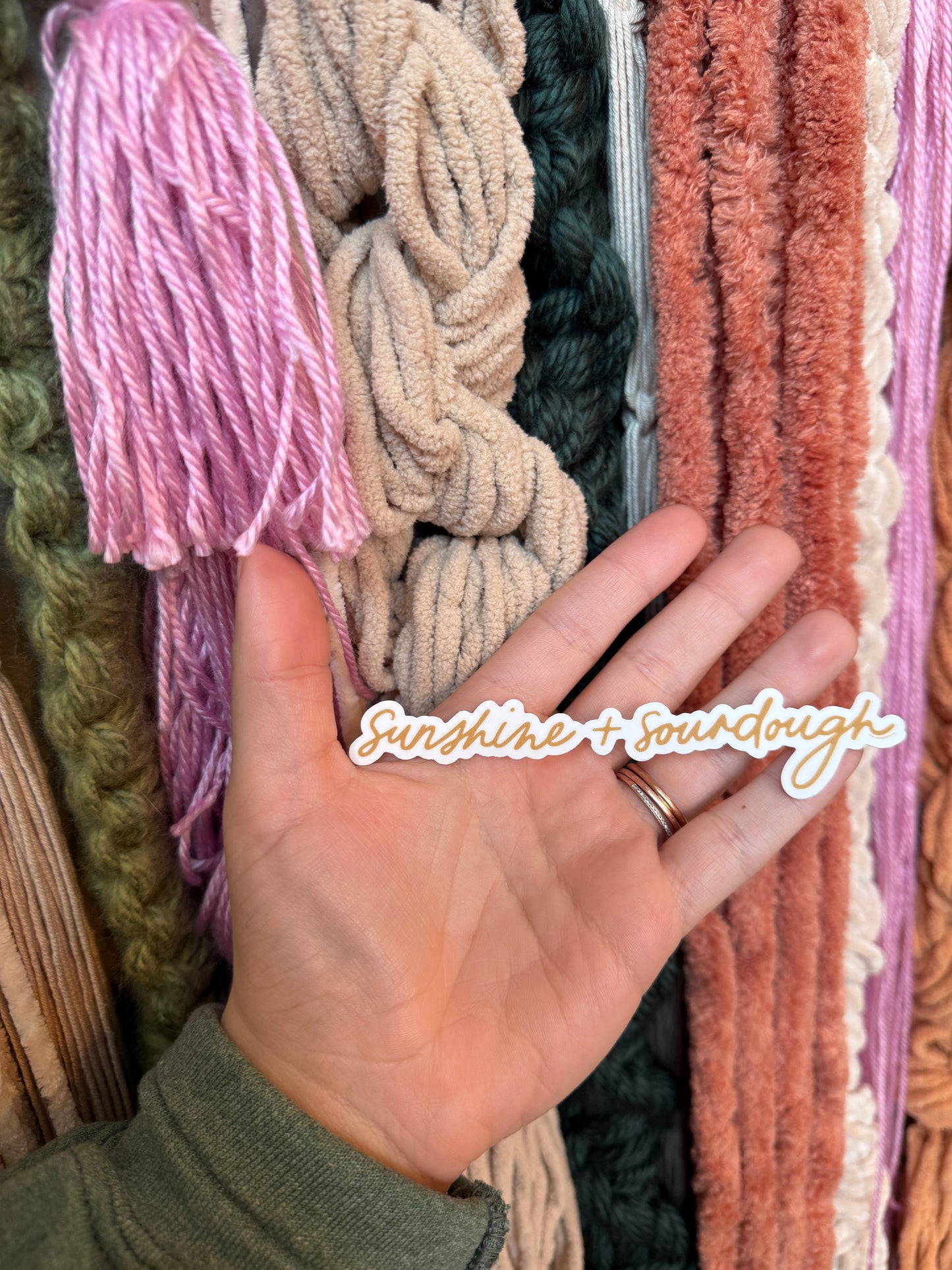 SUNSHINE + SOURDOUGH - VINYL STICKER