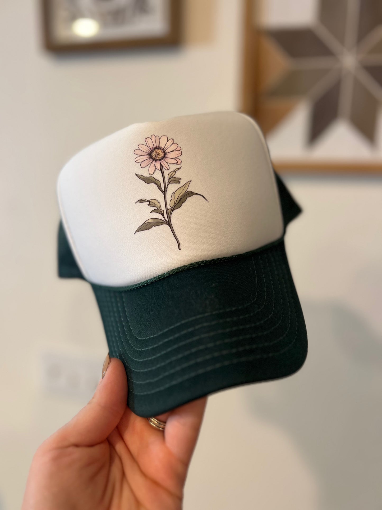 CUSTOM BIRTH FLOWER - TRUCKER HAT