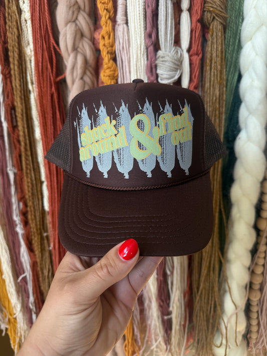 SHUCK AROUND & FIND OUT - TRUCKER HAT