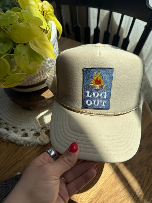 LOG OUT  - TRUCKER HAT