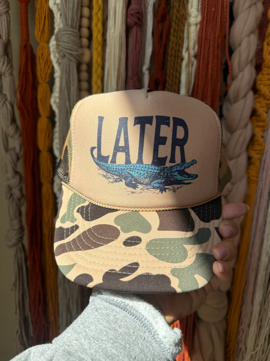 LATER GATOR - TRUCKER HAT
