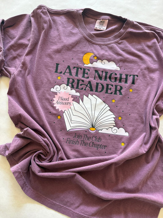 LATE NIGHT READER