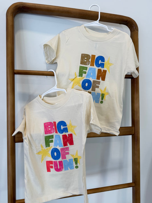 BIG FAN OF FUN - KIDS TSHIRT