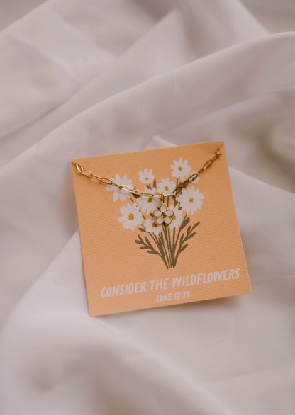 CONSIDER THE WILDFLOWERS - NECKLACE