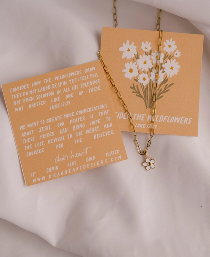 CONSIDER THE WILDFLOWERS - NECKLACE