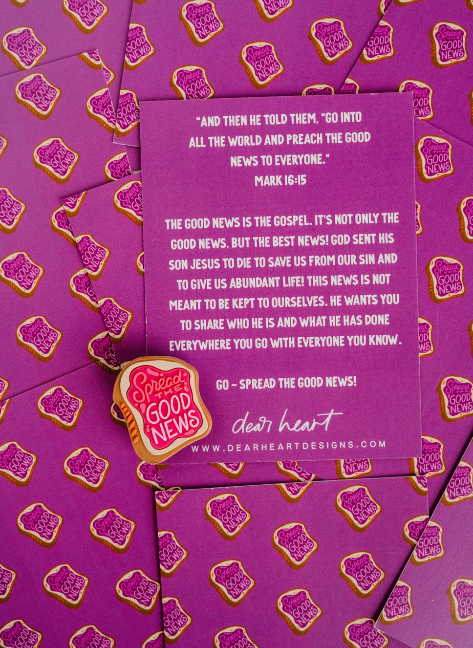 SPREAD THE GOOD NEWS - SHOE CHARM