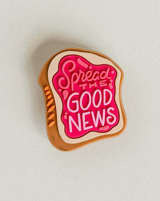 SPREAD THE GOOD NEWS - SHOE CHARM