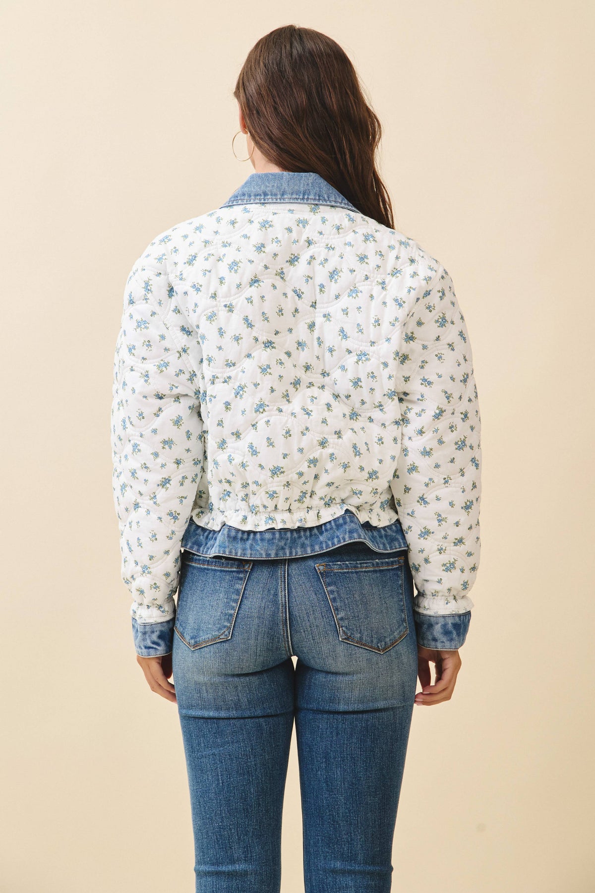 QUILTED DENIM JACKET