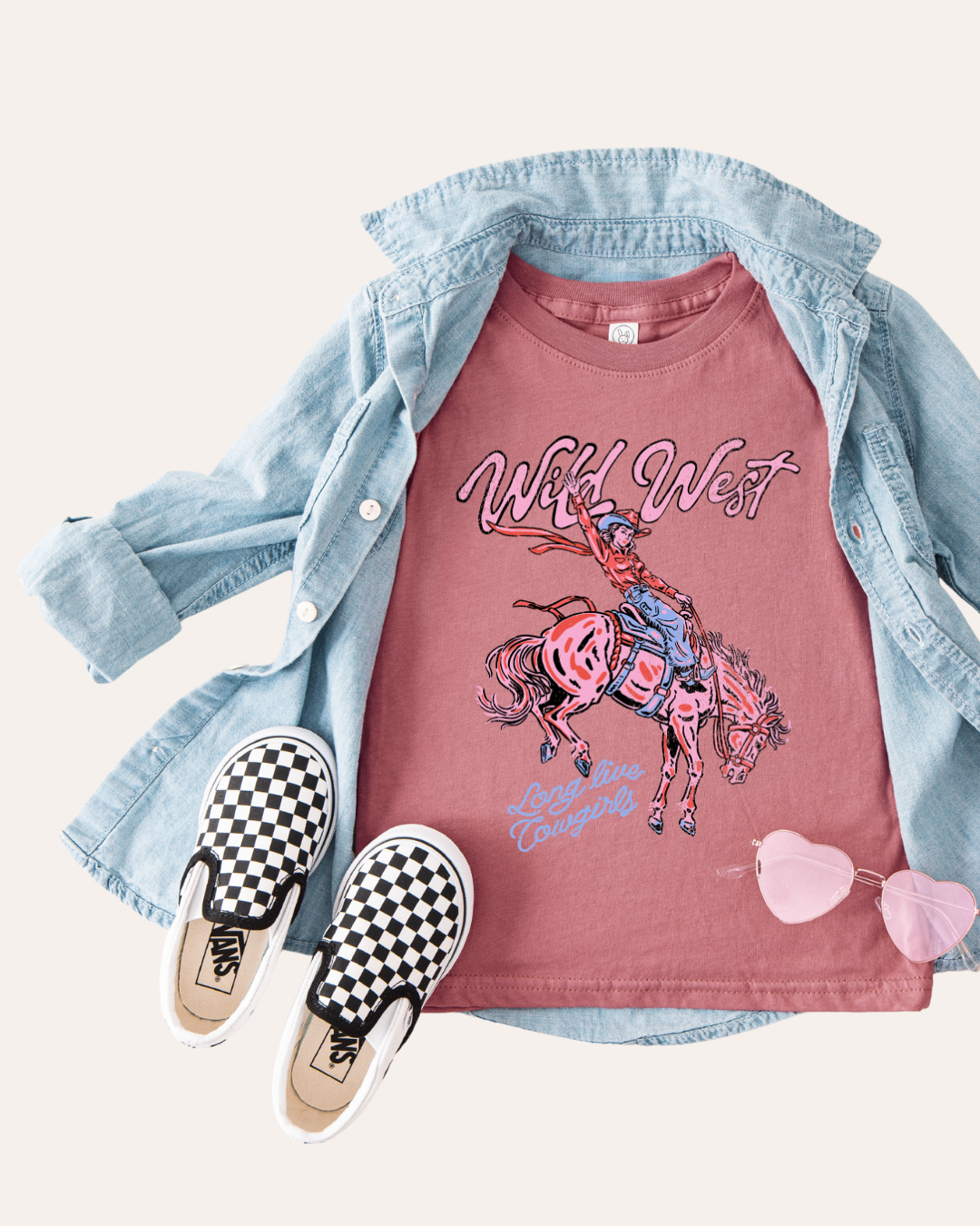 LONG LIVE COWGIRLS - KIDS TSHIRT