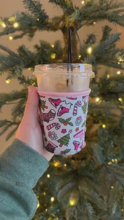 PINK CHRISTMAS - DRINK SLEEVE